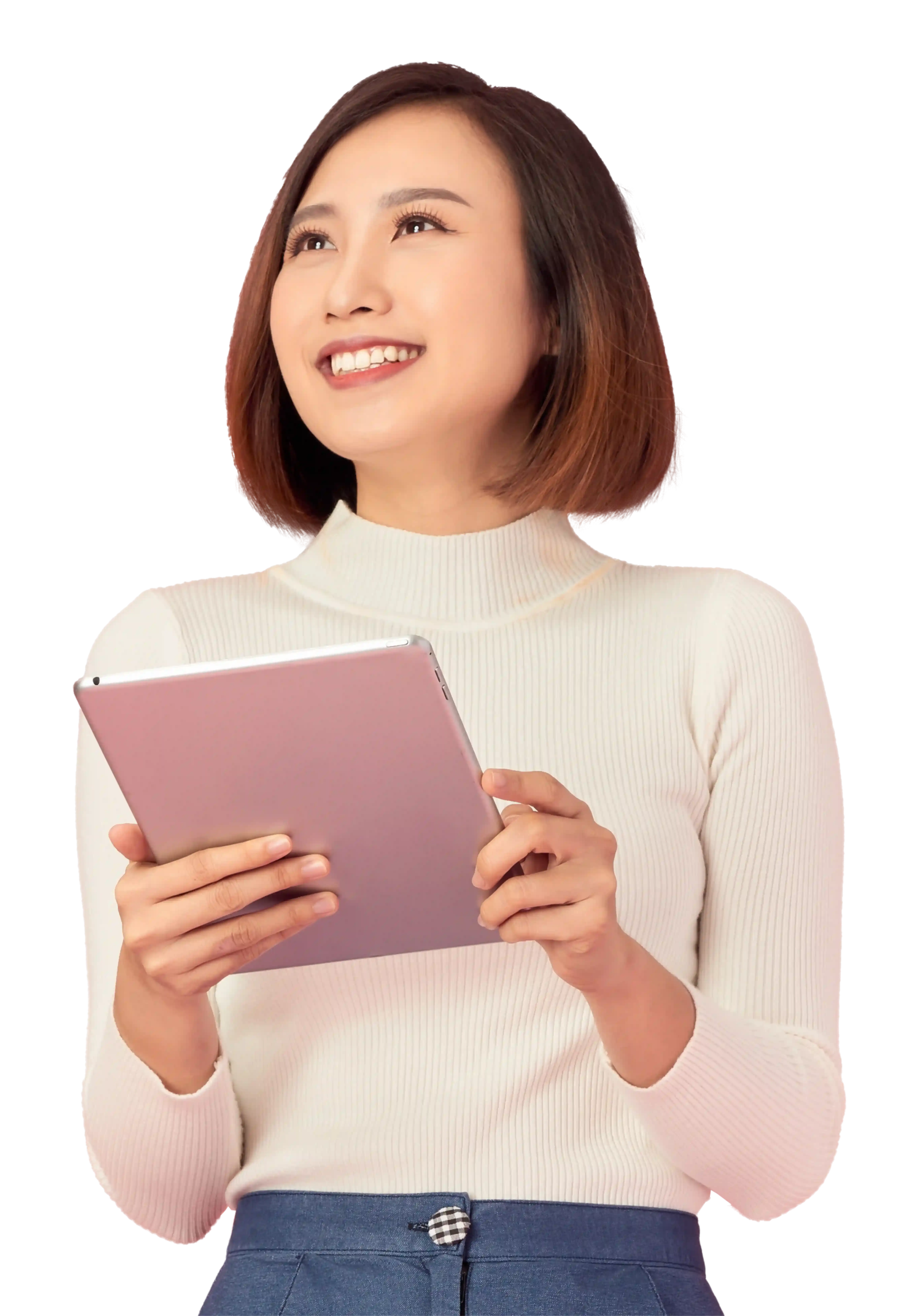 Person learning Chinese