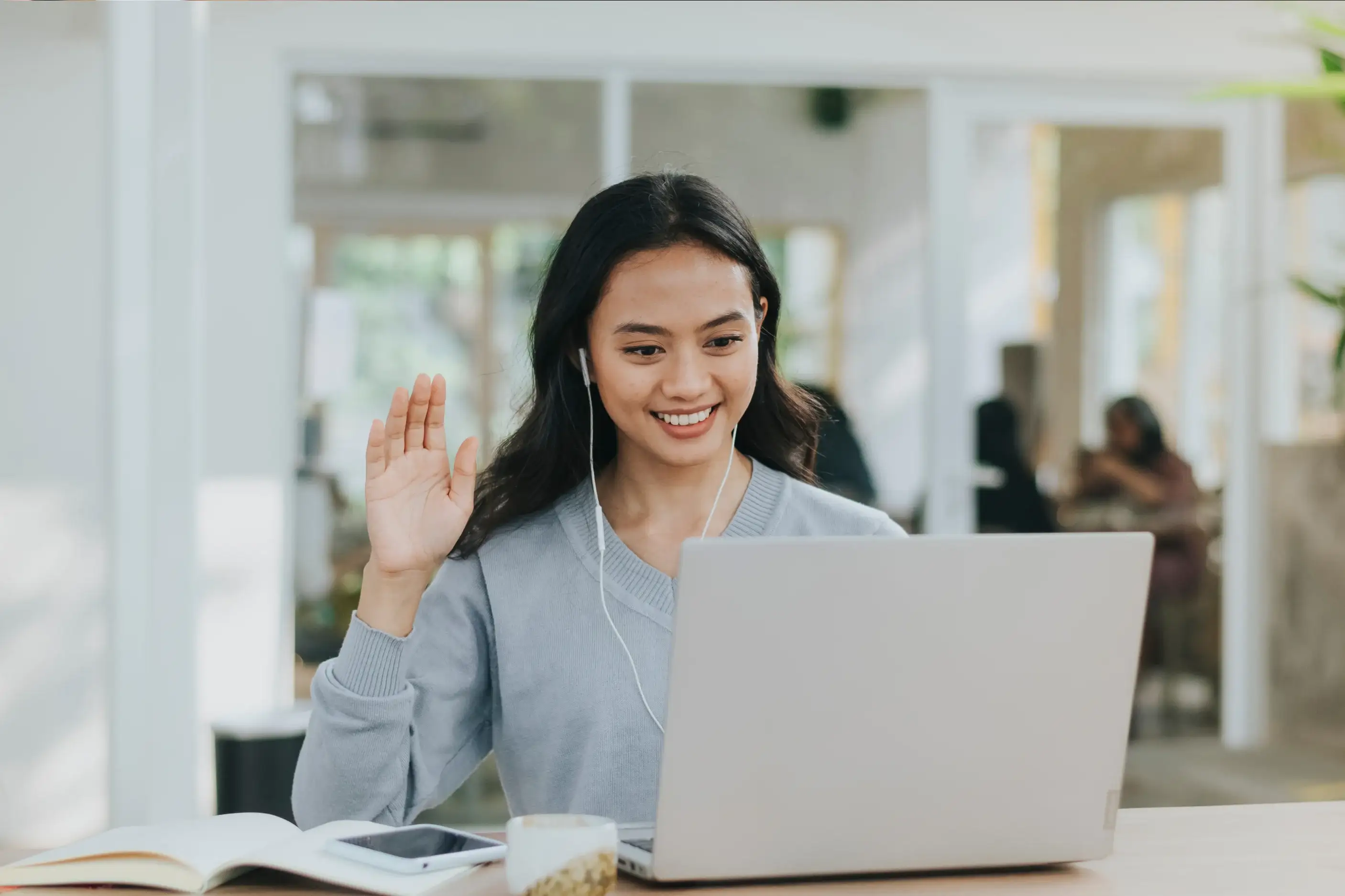 Online language lesson